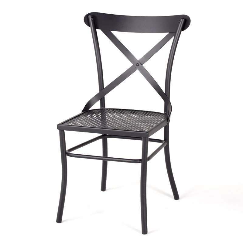 Chaise Pliante Métal Blanc Style Antique - Jardin, Cuisine - Palazzo INT