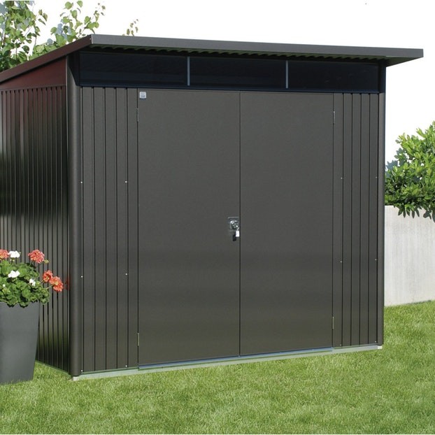 abri de jardin metal toit plat