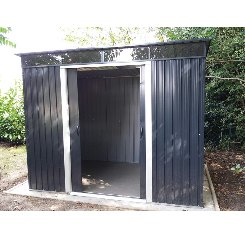 abri de jardin metal toit plat