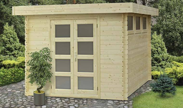 abris de jardin bois avec plancher pas cher