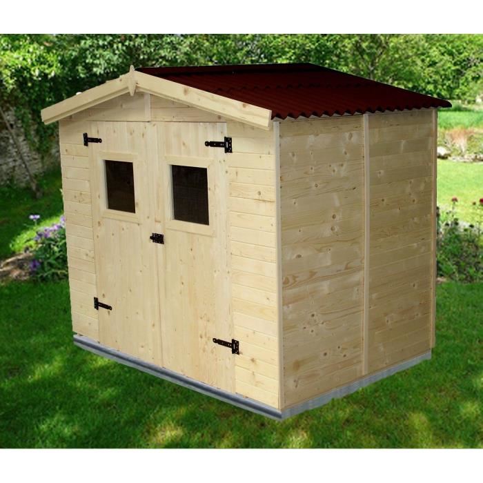 abris de jardin bois avec plancher pas cher
