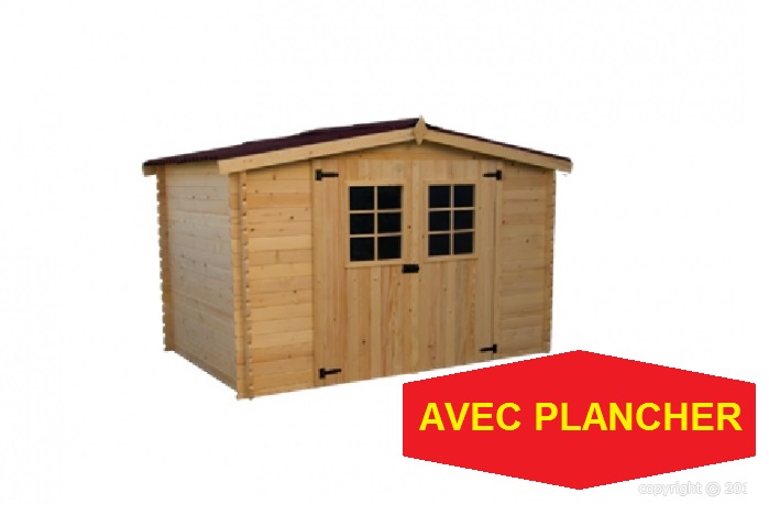 abris de jardin bois avec plancher pas cher