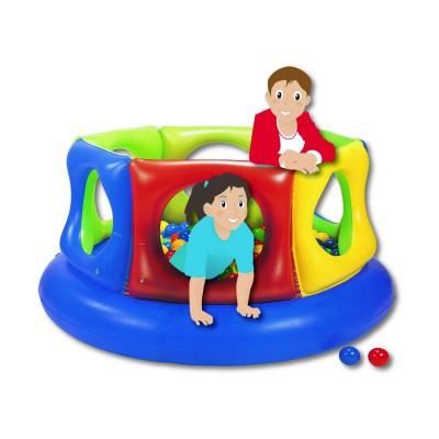 aire de jeu gonflable avec balles