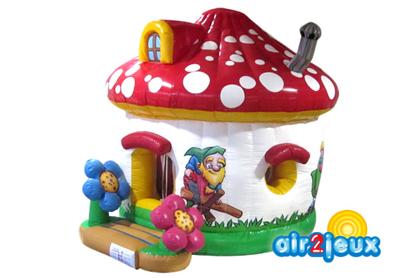 aire de jeu gonflable avec balles