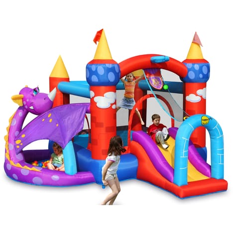 aire de jeu gonflable avec balles