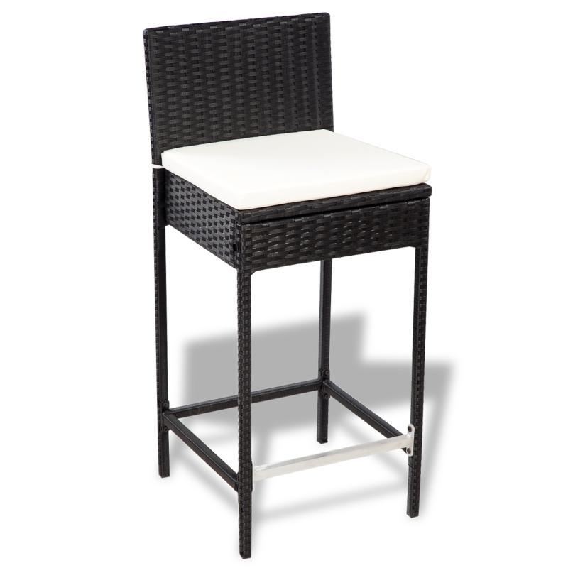bar de jardin en resine tressee