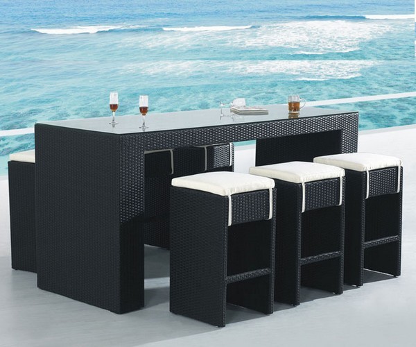 bar de jardin resine tressee - Agencement de jardin aux meilleurs prix