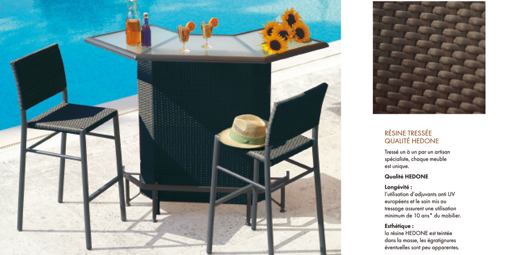 bar de jardin resine tressee - Agencement de jardin aux meilleurs prix