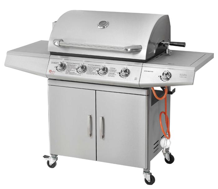 barbecue avec rotissoire gaz