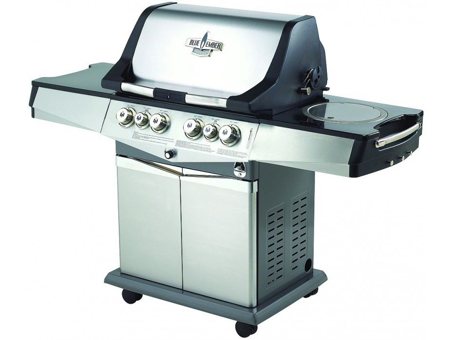 barbecue avec rotissoire gaz