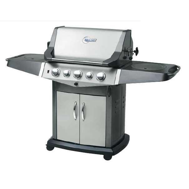 barbecue avec rotissoire gaz
