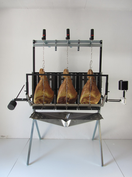 barbecue avec tournebroche