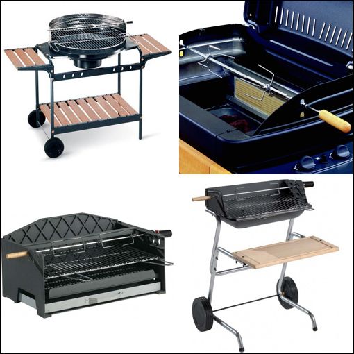 barbecue avec tournebroche