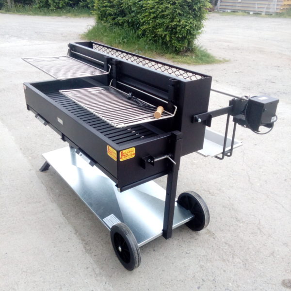 barbecue avec tournebroche