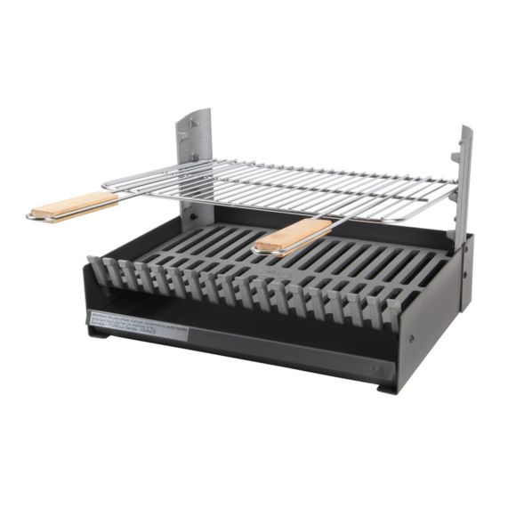 barbecue charbon bois poser
