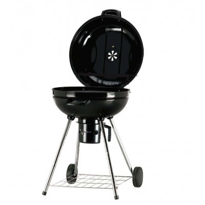 barbecue charbon de bois kooki rond 100x61x59cm kooki