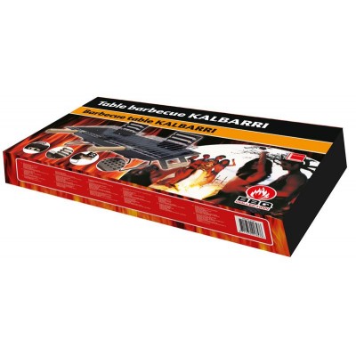 barbecue charbon de bois kooki rond 100x61x59cm kooki