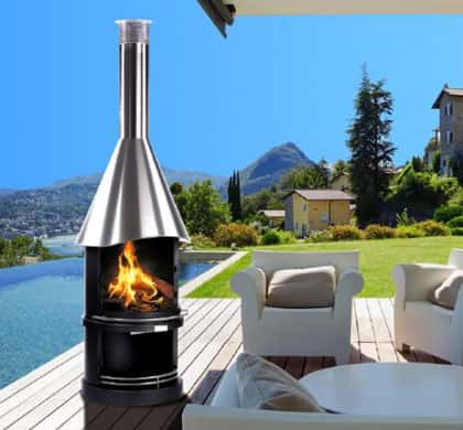 barbecue cheminee exterieure inox