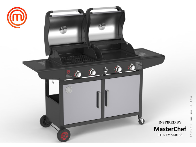 barbecue et plancha au gaz