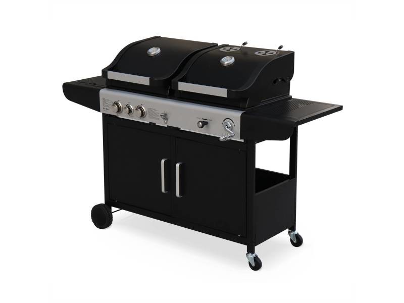 barbecue mixte charbon et gaz - Agencement de jardin aux meilleurs prix