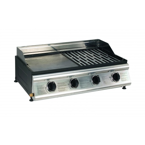 barbecue mixte grill plancha electrique