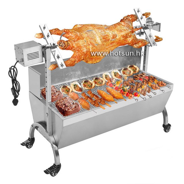 barbecue rotissoire charbon