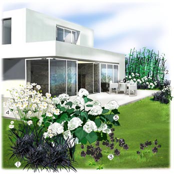 blanc jardin