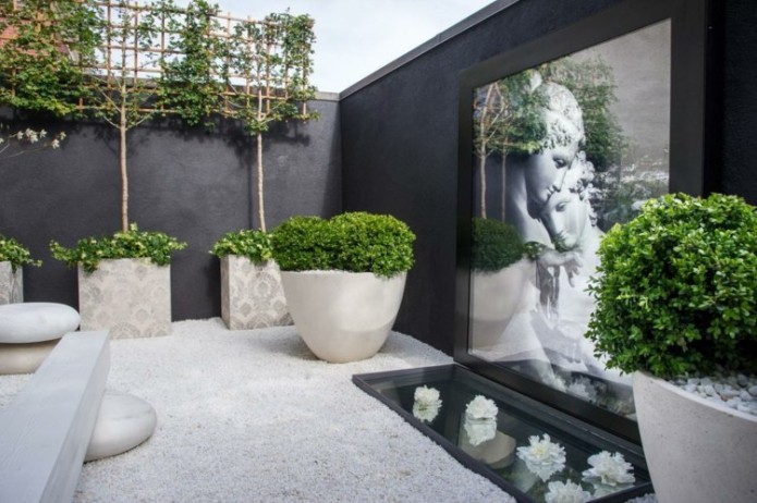 blanc jardin