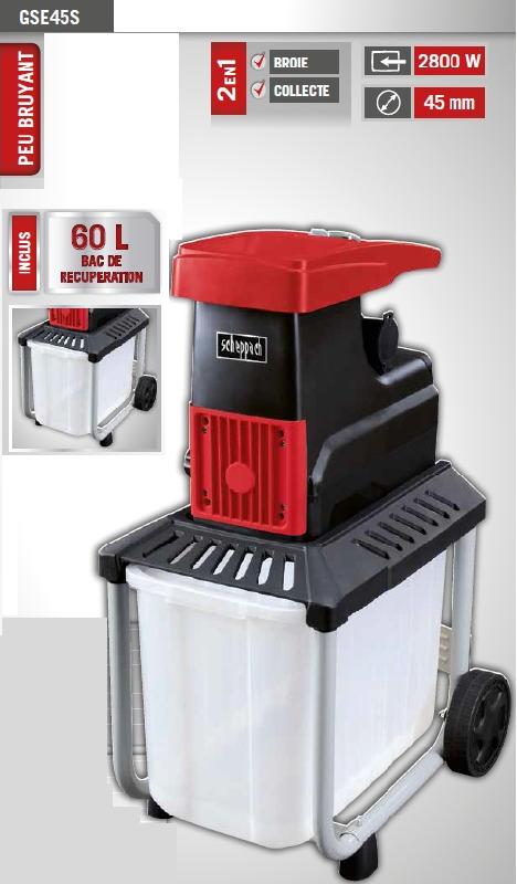 broyeur vegetaux electrique pp 2800w