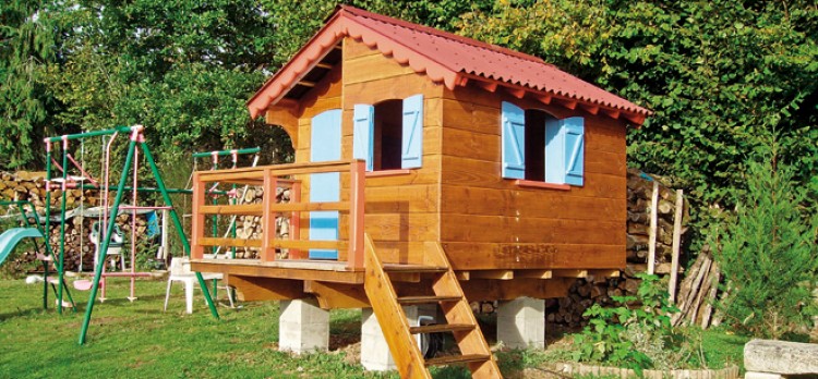 cabane en bois enfants