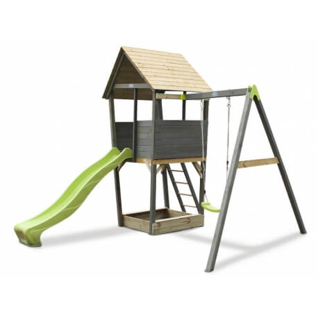 cabane et balancoire
