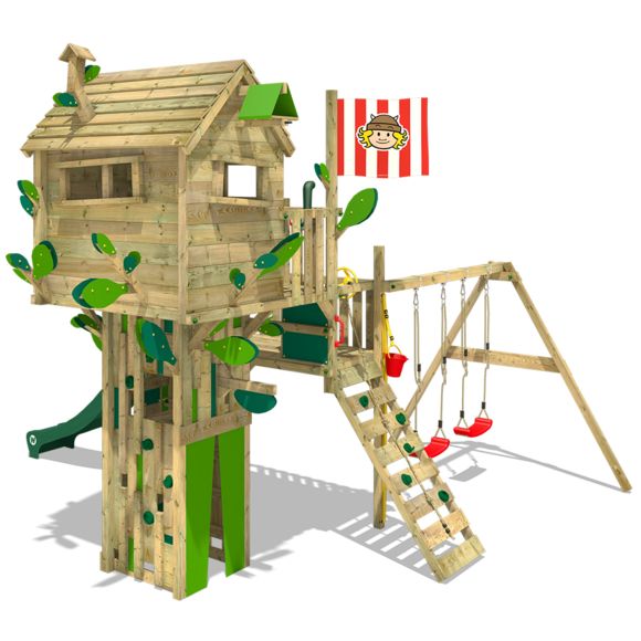 cabane et balancoire