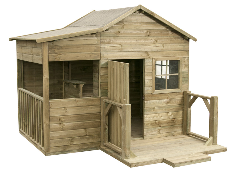 cabane jardin bois enfant - Agencement de jardin aux meilleurs prix