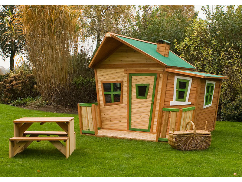 cabane jardin bois enfant - Agencement de jardin aux meilleurs prix