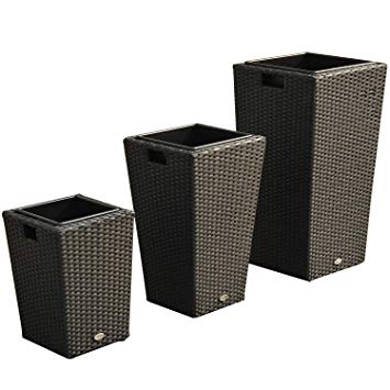cache pot en resine