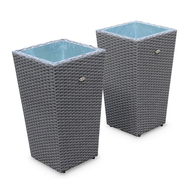 cache pot en resine