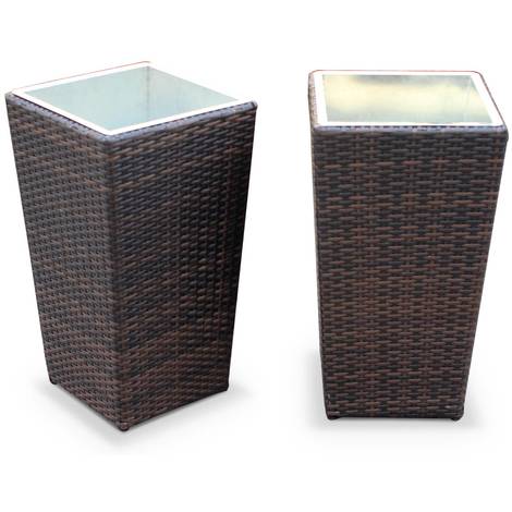 cache pot en resine