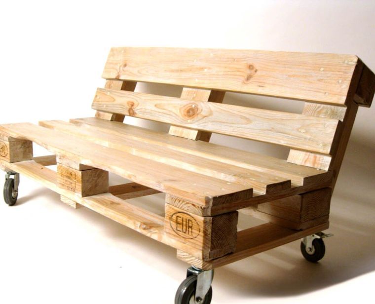 canape en palettes de bois