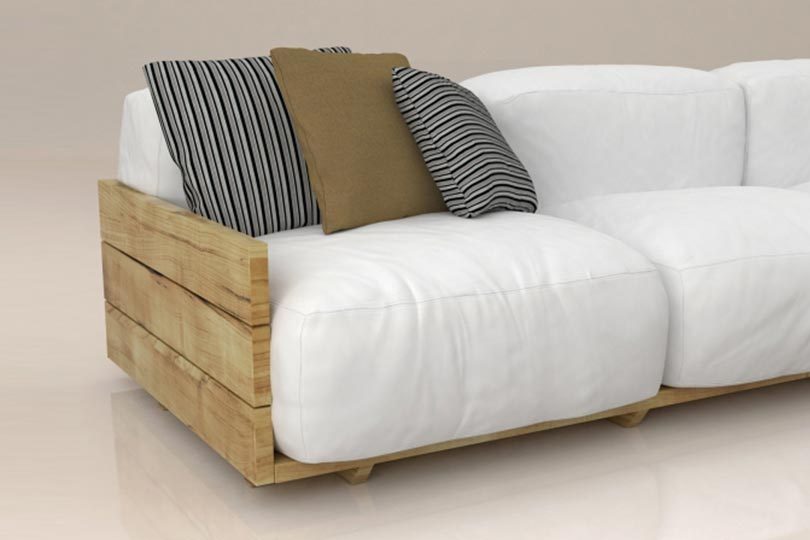 canape en palettes de bois