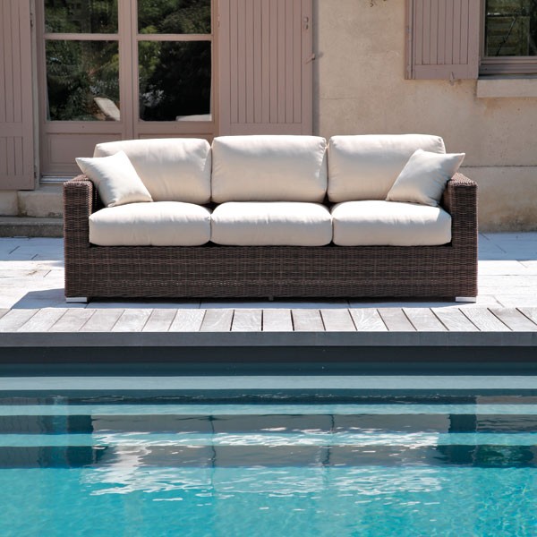 canape exterieur 3 places