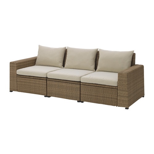 canape exterieur 3 places
