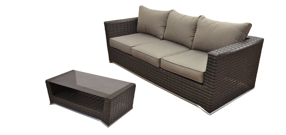 canape exterieur 3 places