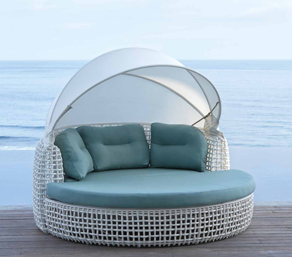 canape rond exterieur