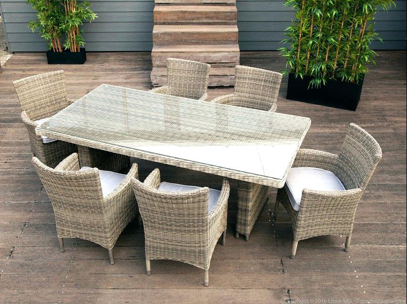 cdiscount salon de jardin resine tressee - Agencement de jardin aux