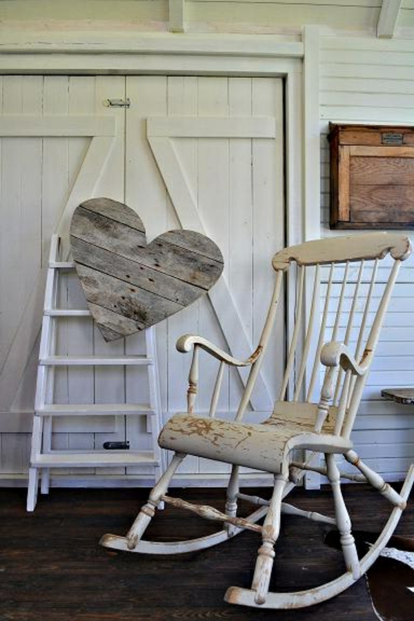 chaise a bascule vintage