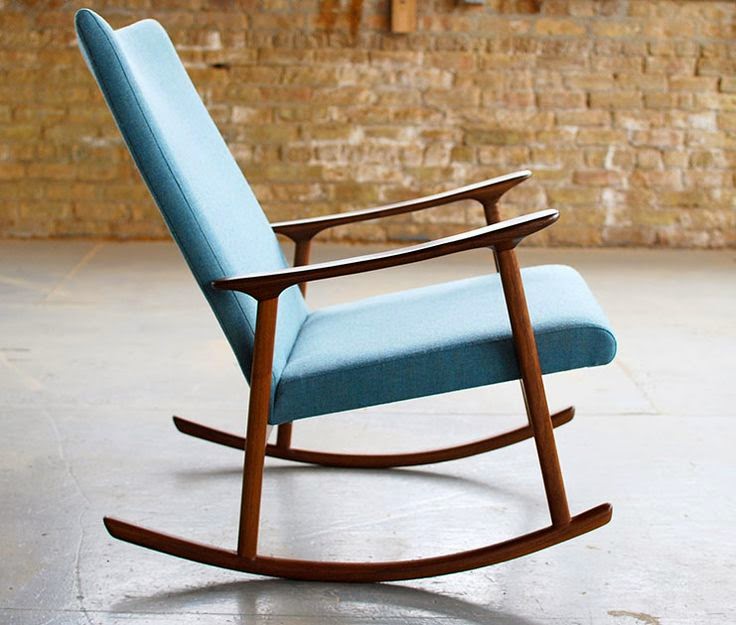 chaise a bascule vintage