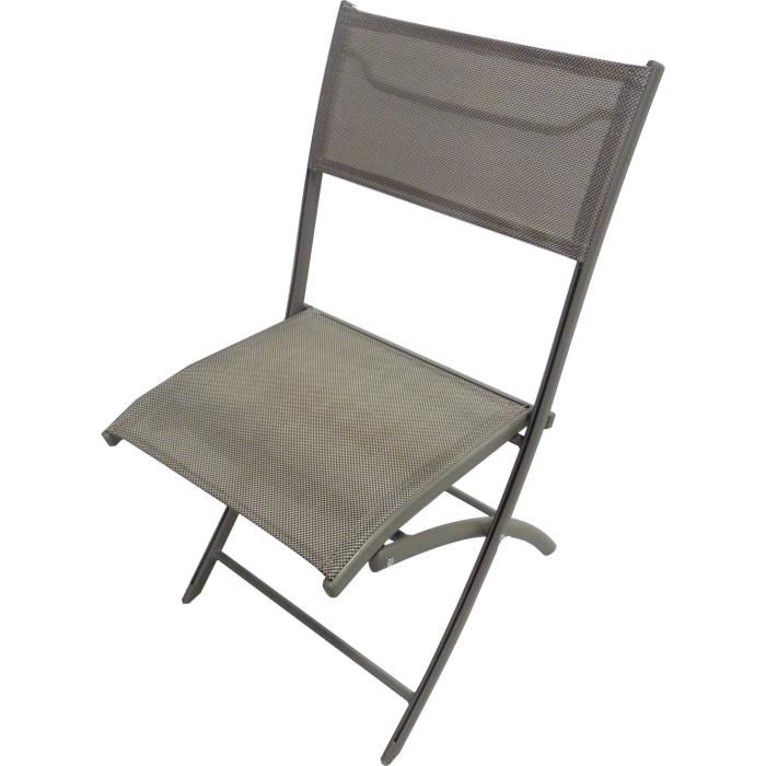 chaise alu de jardin