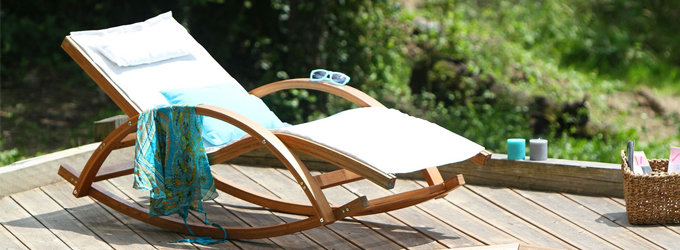 chaise longue pour jardin
