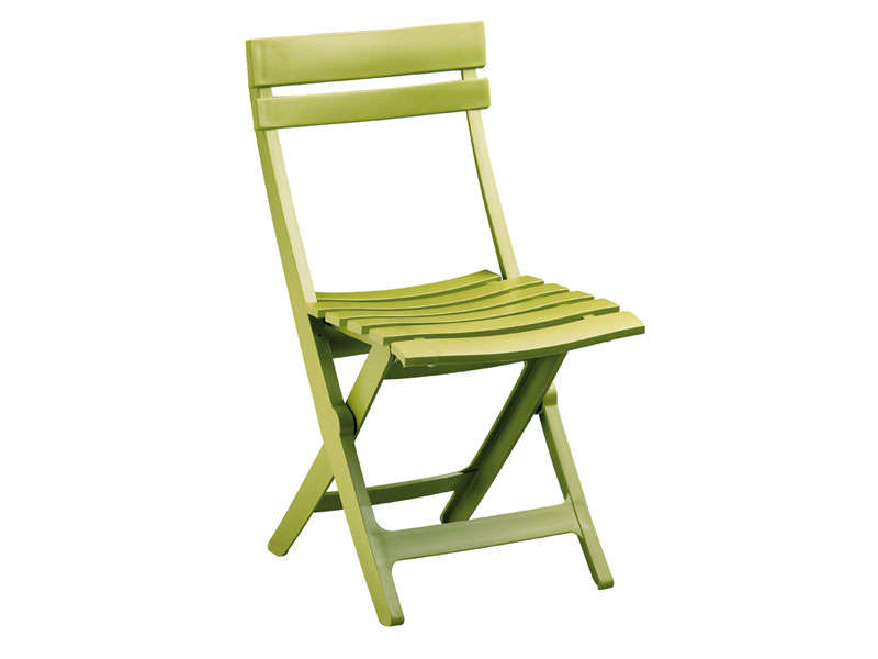 4 Chaises pliantes vintage, tissus style velours vert - Ameublement