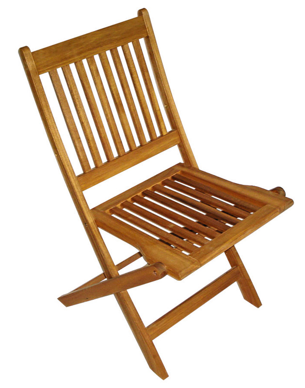 chaises de jardin en bois pliantes